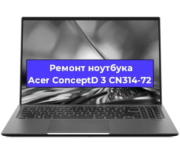 Замена кулера на ноутбуке Acer ConceptD 3 CN314-72 в Новосибирске